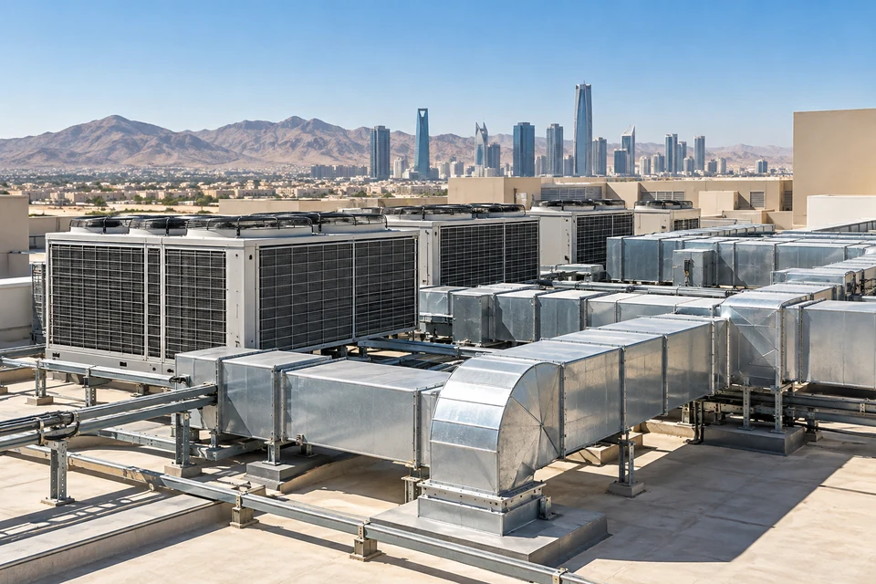 HVAC Works representative service scene